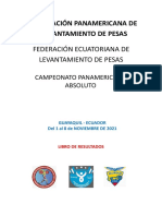 Libro de Resultados Camp Panam Absoluto Guayaquil 2021