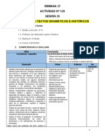 Semana 27 Actividad #126 Plan Lector