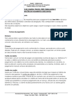 7 - Condições de Compra Prazos, Frete, Embalagens e Condições de Pagamento e Descontos