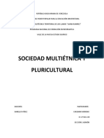 Sociedad Multiétnica y Pluricultural