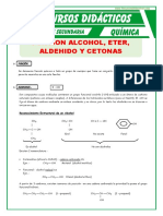 Funcion Alcohol Eter Aldehido y Cetonas para Quinto de Secundaria