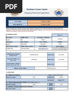 Seagoing Personnel Application