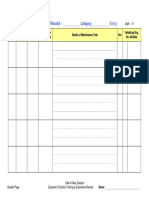 Part 066 Practical Training Record Sample Pages