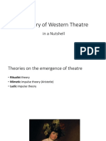 A History of Theatre