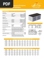 LP Series-General Purpose LP2-3000 (2V3000Ah) : Specifications