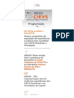 Programação - Rede CIEVS