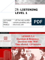 ENG 118 - Listening - Level 1 - 2020S - Lecture Slides - 05, 06