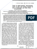 Comparative Prod of Amylase Enzyme From Rhizopus