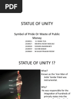 Statue of Unity: Symbol of Pride or Waste of Public Money