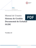 Manual Usuario SGDE ESSALUD V1.0