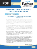 Eco Sem 3 Naturaleza, Trabajo, Capital, Empresa