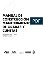 Manual de Construcción y Mantenimiento de Gradas y Cunetas Es Es