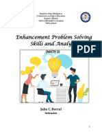 Math 3 Enhancement Problem Solving Skills and Analysis