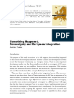 Something Happened. Sovereignty and European Integration: Adrián Tokár