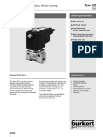 2/2-Way Solenoid Valve, Direct-Acting: Type 742