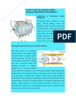 Electrostatic Smoke Precipitation