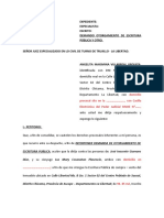 Otorgamiento de Escritura Publica