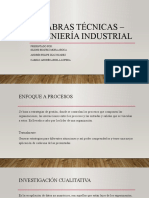 Palabras Técnicas - Ingeniería Industrial