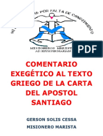 Comentario Exegético Al Texto Griego de La Carta Del Apostol Santiago