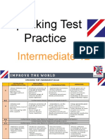 PRACTICE Speaking Tasks I12 - Extra Practice INGLÉS