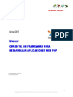 Manual Curso Yii, Un Framework para Desarrollar Aplicaciones Web PHP