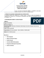 1) Prazo de Validade E Modalidade de Contratação