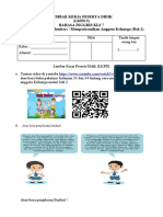 Lembar Kerja Peserta Didik (LKPD-5) Bahasa Inggris Kls 7 Introducing Family Members / Memperkenalkan Anggota Keluarga (Bab 2)