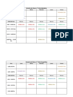 Horario de Clases