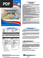 Programming 1 (CSC 101)