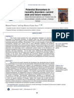 Valencia (2015) Potential Biomarkers in Personality Disorders