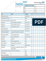 Daily Cleaning Checklist