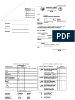 Report of Attendance: Deped Form 138