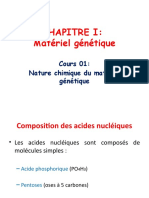 Cours - 02 - Nature Chimiques Du Matériel Génétique