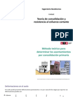 Semana 4 - U2 - Teoría de Consolidación y Resistencia Al Esfuerzo Cortante