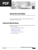 Connectors and Cables: Connector Specifications