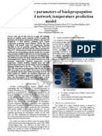 14 IJAEST Volume No 2 Issue No 1 A Study On The Parameters of Back Propagation Artificial Neural Network Temperature Prediction 099 103