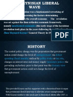 The Keynisian Revolution Was A Fundamental Reworking Of: Neoclassical Economics. Jhon Maynard Keynes'