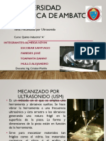 Mecanizado Por Ultrasonido