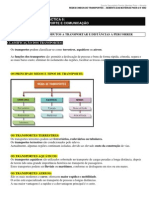 SEBENTA 8º ANO - Unidade 6 - TRANSPORTES