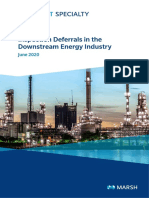 Inspection Deferrals in The Downstream Energy Industry: June 2020