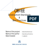 OBIEE Standards and Best Practices