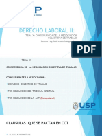 Diapositiva Consecuencias de La Negociacion Colectiva de Trabajo