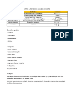 Chapter 1: Reviewing Number Concepts Number Examples