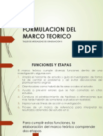 Formulacion Del Marco Teorico