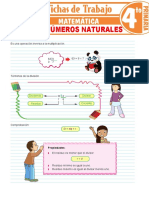 Division de Numeros Naturales para Cuarto Grado de Primaria