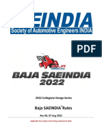 BAJA SAE-India Rulebook 2022