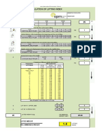 Calculation of Lifting Index: Company Area