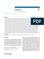 ICU-acquired Weakness: Narrative Review