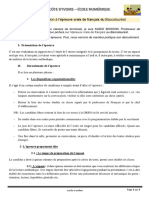 TERMINALE-FRANCAIS-Leçon Préparation À Lépreuve Orale de Français