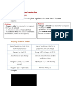 9.1 Oxidation and Reduction 9.1.1 Definitions: Oxidation and Reduction Take Place Together at The Same Time in The Same